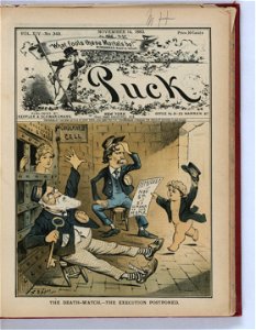 The death-watch - the execution postponed - F. Opper. LCCN2012645554