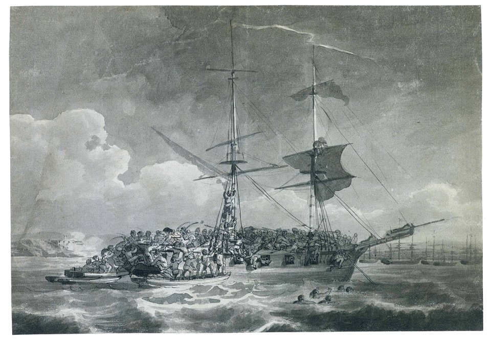 The Cutting Out of a French Brig, possibly 'La Chevrette' RMG PY8407
