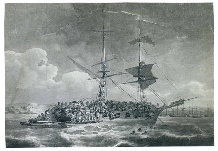 The Cutting Out of a French Brig, possibly 'La Chevrette' RMG PY8407