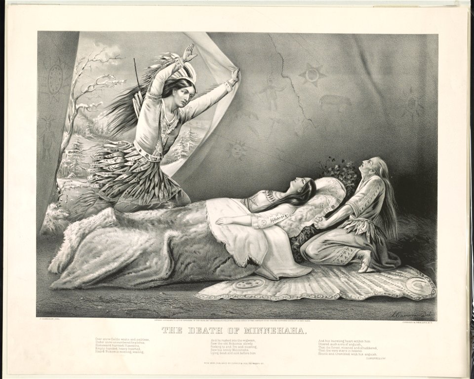 The death of Minnehaha - J. Cameron del. ; Currier & Ives, lith. N.Y. LCCN2017648264