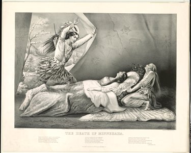 The death of Minnehaha - J. Cameron del. ; Currier & Ives, lith. N.Y. LCCN2017648264