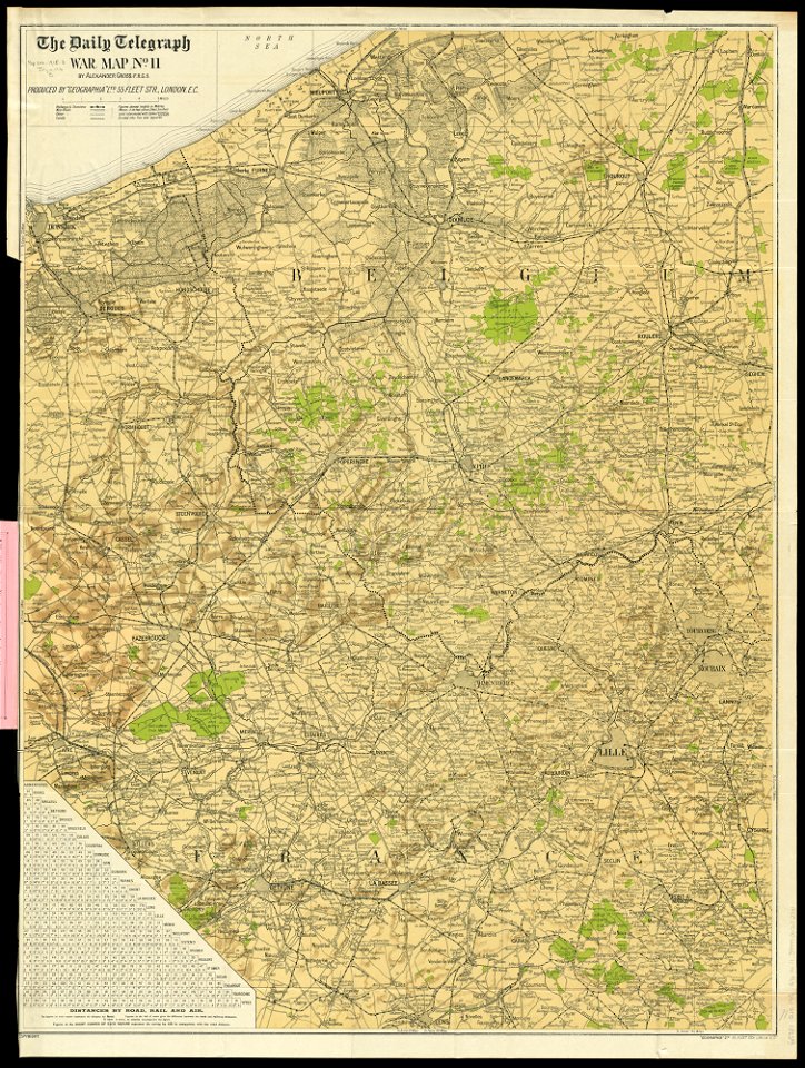 The Daily Telegraph war map no. 11 (14696670676)