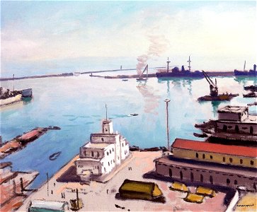The Customs House and the Port Albert Marquet (1942)