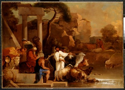 The Departure of Jacob (Sébastien Bourdon) - Nationalmuseum - 23879