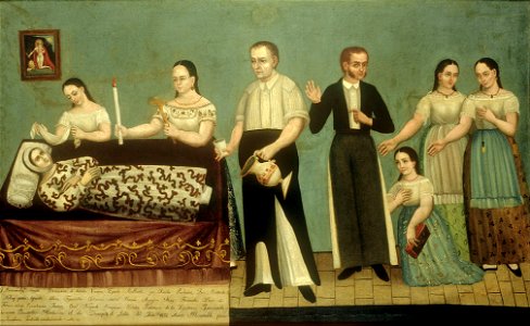 The Death of Bernardina Madrueño - Google Art Project. Free illustration for personal and commercial use.