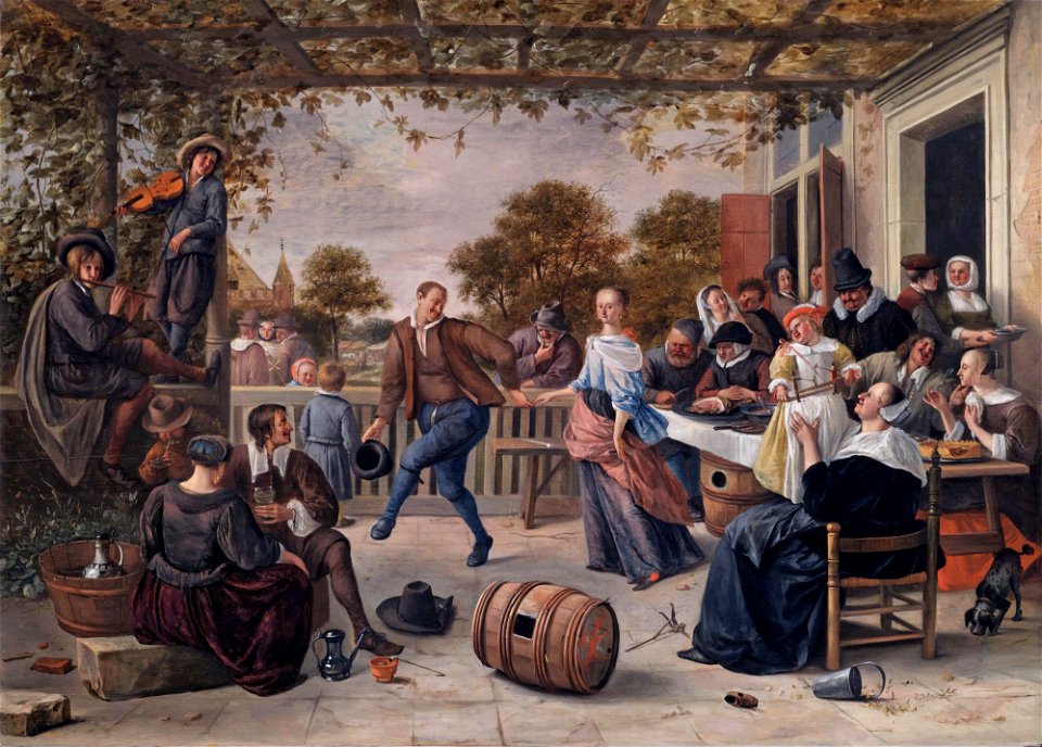 The dancing couple by Jan Steen
