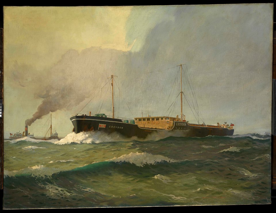 The diesel collier Croydon at sea RMG BHC3273