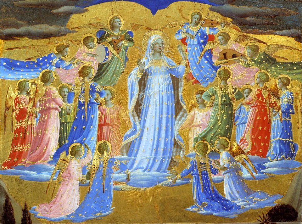 The Death and the Assumption of the Virgin - Fra Angelico - Google Cultural Institute - detail 2