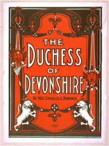The Duchess of Devonshire by Mrs. Charles A. Doremus. LCCN2014636759
