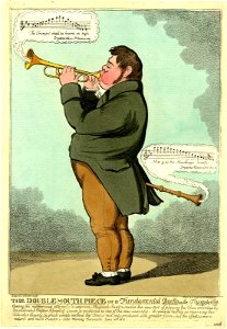 The double mouthpiece or a fundamental duetto on the trumpet & oboe (BM 1868,0808.8297)