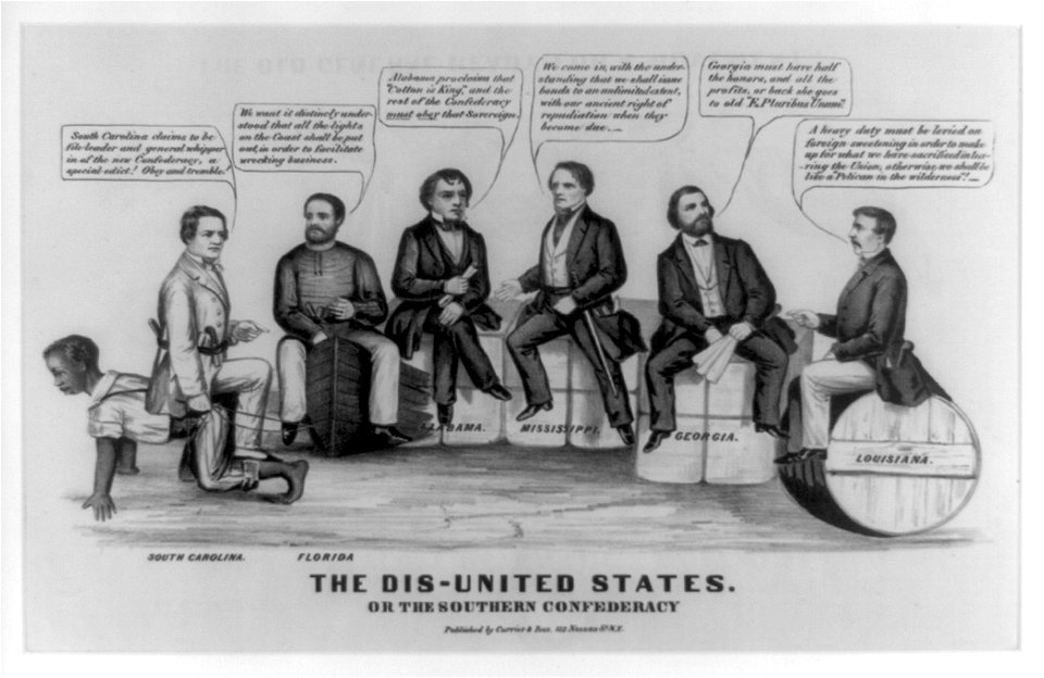 The Dis-United States. Or the Southern Confederacy LCCN2008661614
