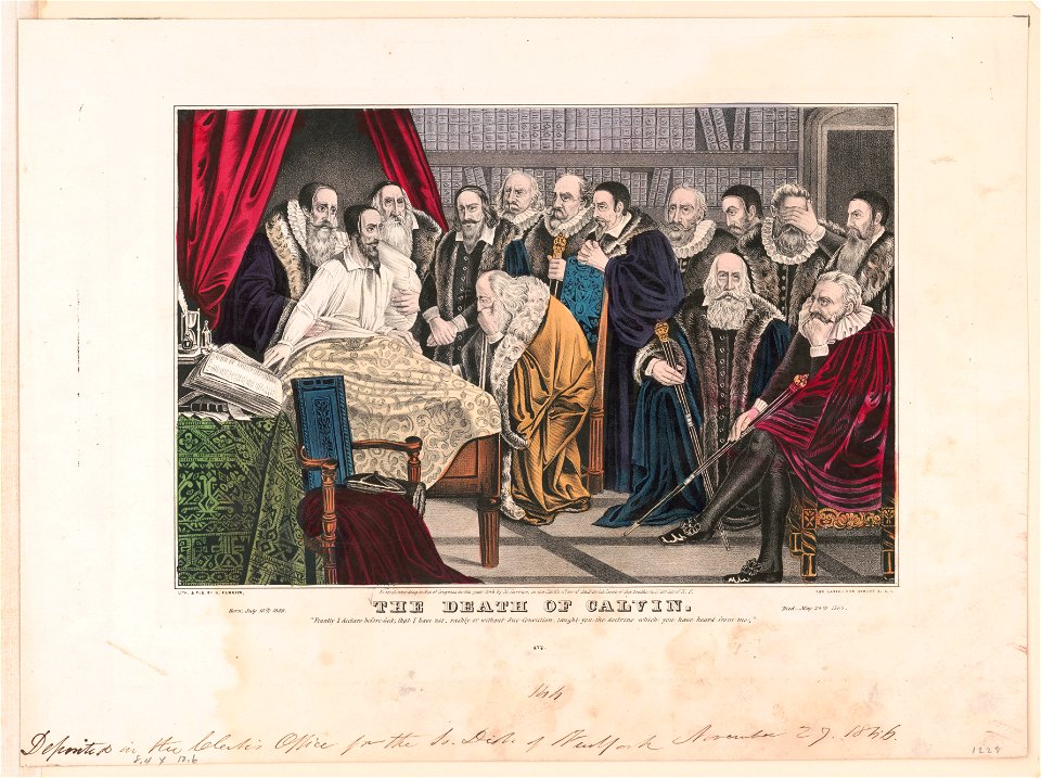 The death of Calvin LCCN91792458