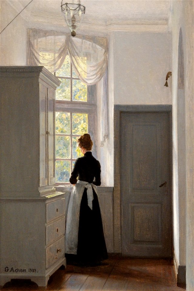 The Dream Window in the Old Liselund Castle