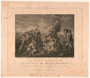 The death of General Wolfe, to the lovers of little things and cheap-buyers this plate is earnestly recommended and dedicated - painted by B. West, Hist. Painter to King of England ; LCCN2012648949