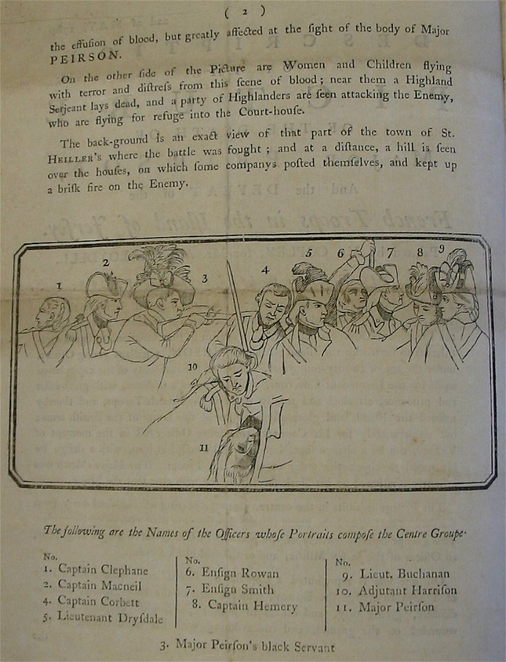 The Death of Major Peirson 1784 Copley description 2