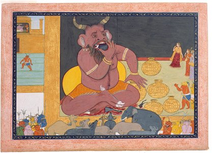 The Demon Kumbhkaran finally wakes up and eats (6125069010)