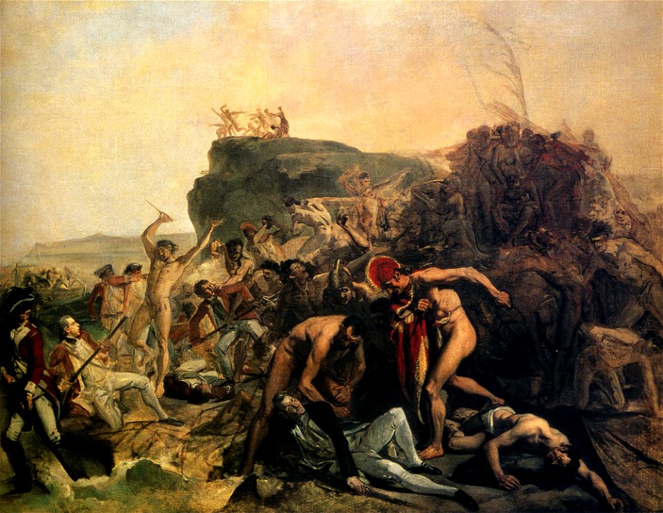 The Death Of Cook by Johann Zoffany