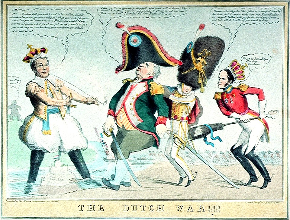 The Dutch War!!!! (caricature) RMG PU4795