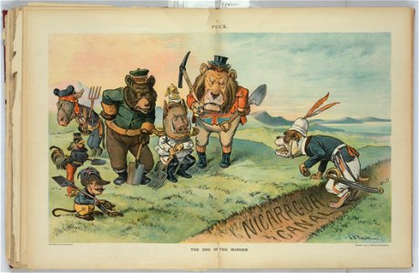 The dog in the manger - J.S. Pughe. LCCN2010651365