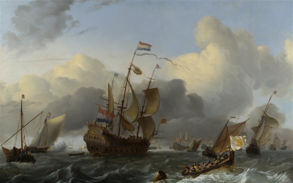 The Eendracht and a Fleet of Dutch Men-of-war