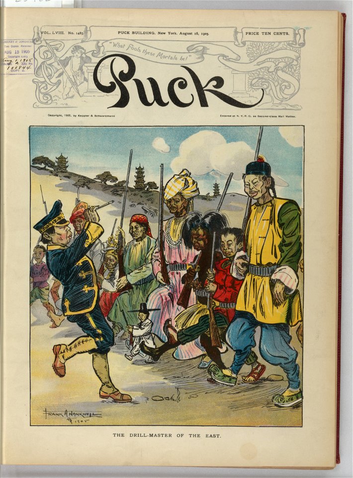 The drill-master of the East - Frank A. Nankivell 1905. LCCN2011645727
