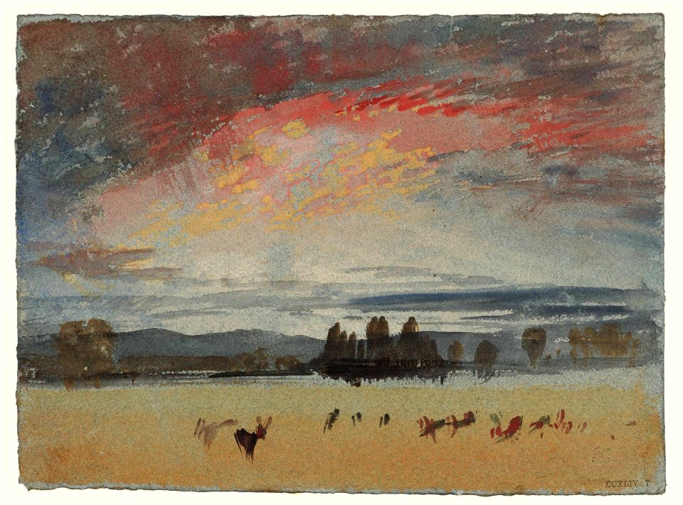 The Deer in Petworth Park by Joseph M. W. Turner 1827