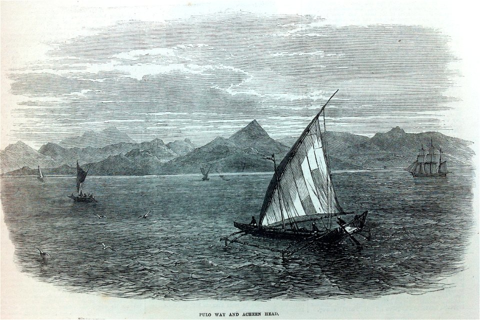 The Dutch War in Sumatra - Pulo Way and Acheen Head