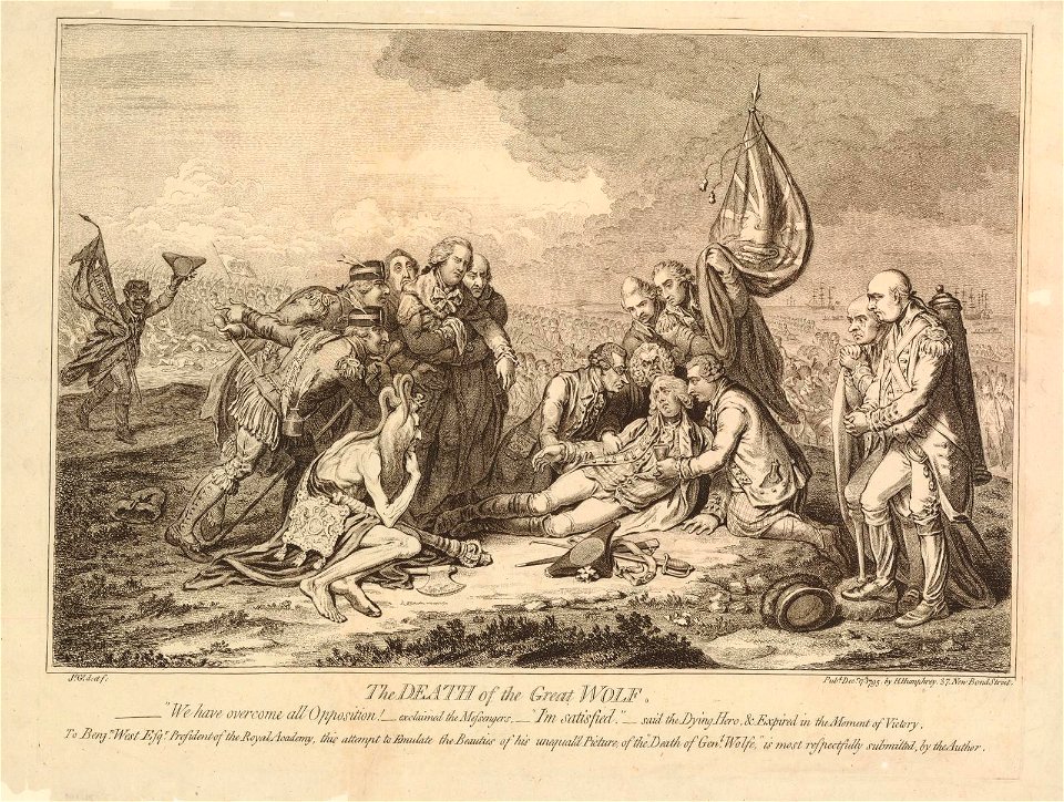 The death of the great Wolf. (BM 1868,0808.13655)