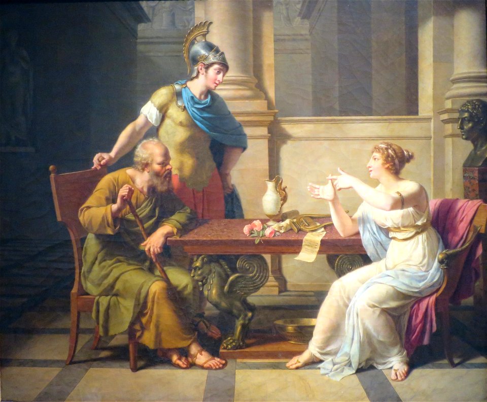 The Debate Of Socrates And Aspasia Free Stock Illustrations Creazilla 4971