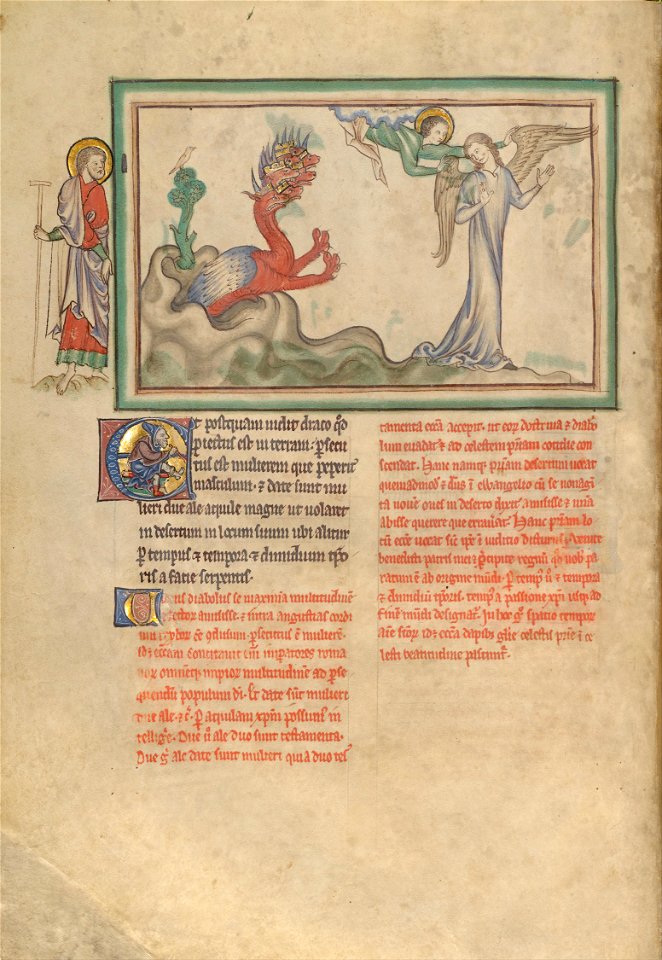 The Dragon Pursues the Woman Clothed in the Sun Who Receives the Wings of an Eagle - Google Art Project