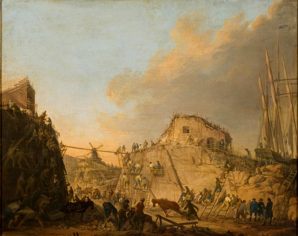 The Dock at Sveaborg (Elias Martin) - Nationalmuseum - 17954