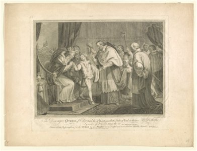 The dowager Queen of Edward the 4th, parting with the Duke of York to the two Archbishops, by order of Richard the III LCCN2003680009