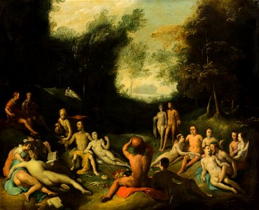 The Depravity of Mankind before the Flood after Cornelis Cornelisz. van Haarlem Mauritshuis 918