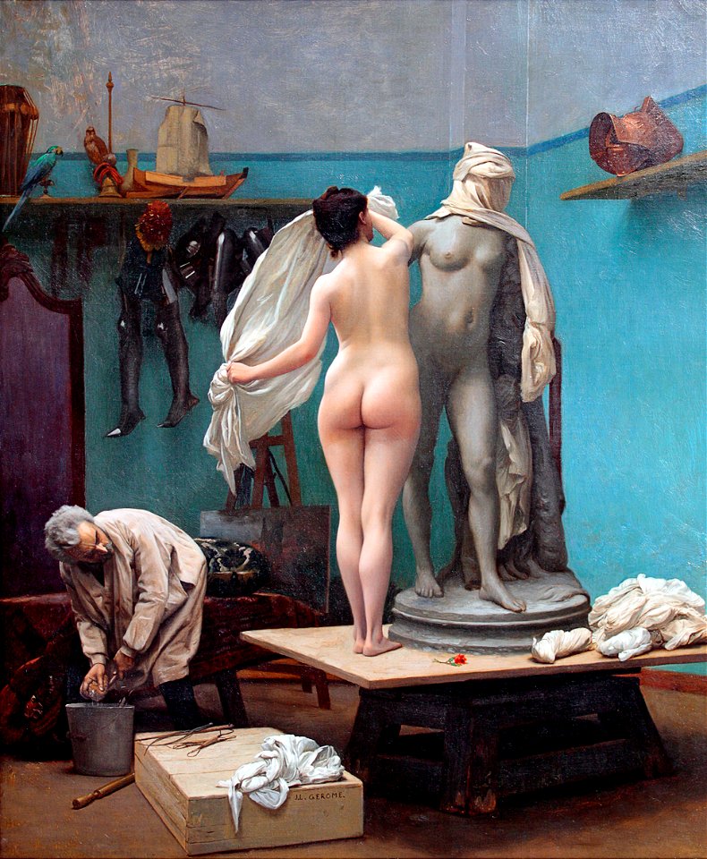 The end of the pose, by Jean-Léon Gérôme