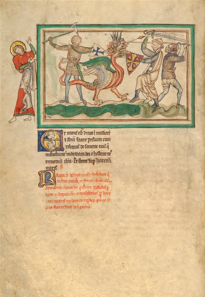 The Dragon Fighting the Just - Google Art Project