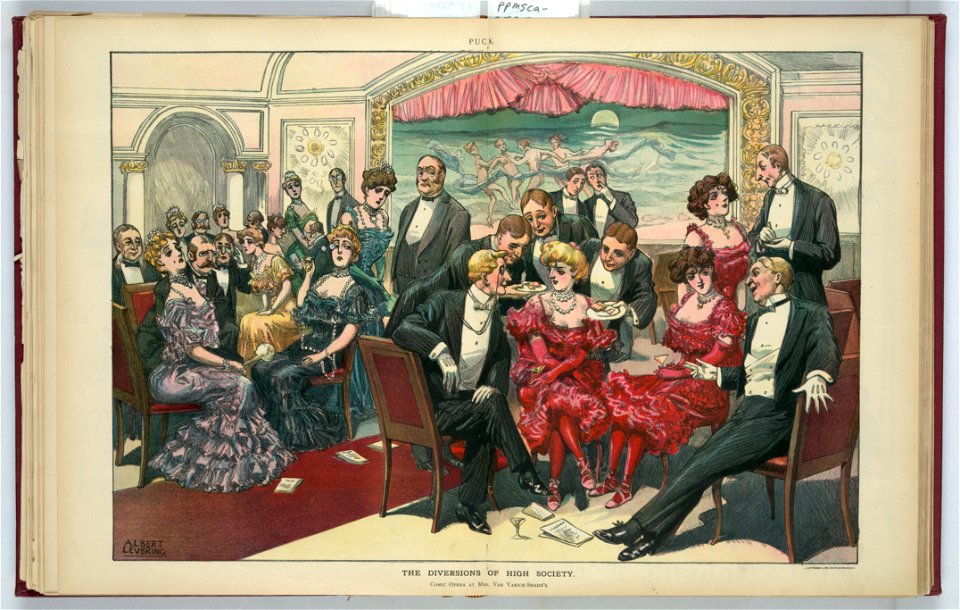 The diversions of high society - Albert Levering. LCCN2011645696