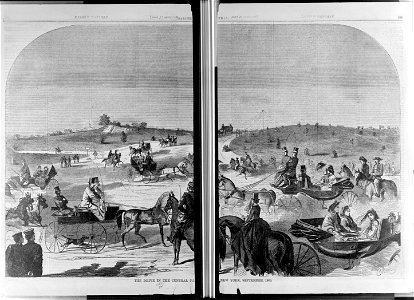 The drive in the Central Pa(rk,) New York, September, 1860 - W. Homer. LCCN2008680152