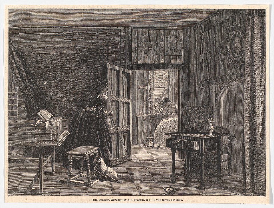 The Duenna's Return, from the Illustrated London News MET DP861614