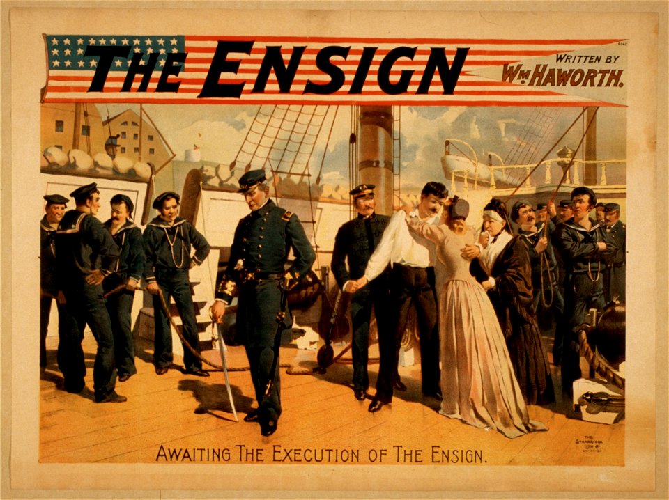 The ensign written by Wm. Haworth. LCCN2014635955