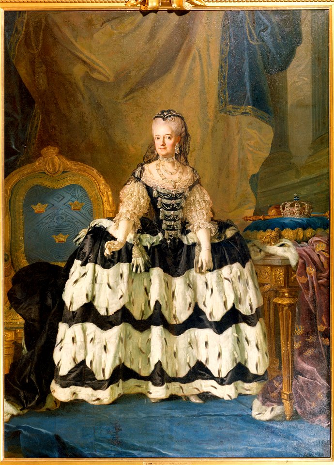 The Dowager Queen Lovisa Ulrika of Sweden (Lorens Pasch d.y.) - Nationalmuseum - 20059