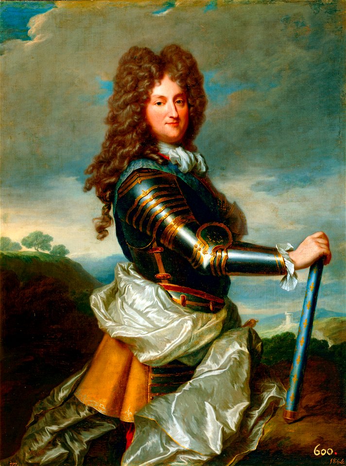 The Duke of Orléans future Regent of France by Jean Baptiste Santerre (Museo del Prado)