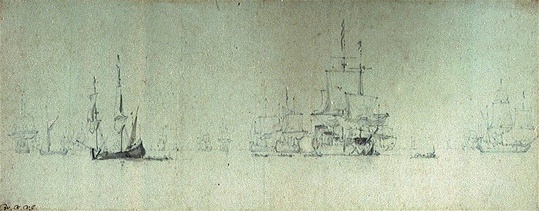 The Dutch fleet becalmed RMG PW6807