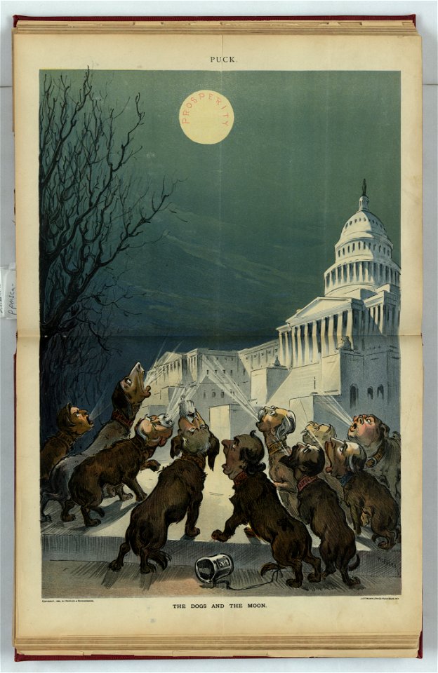 The dogs and the moon - Keppler. LCCN2012647376
