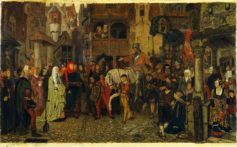 The Entry of Sten Sture the Elder into Stockholm (Georg von Rosen) - Nationalmuseum - 19214