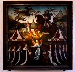 The Family of Henry VII with St George and the Dragon