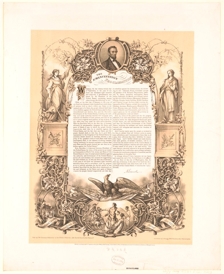 The Emancipation proclamation LCCN2004667253