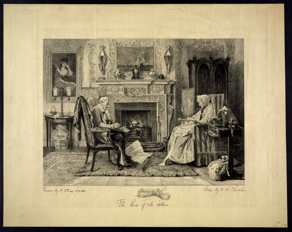 The end of the skein - W. Dendy Sadler ; painted by W. Dendy Sadler ; etched by W.H. Boucher. LCCN2009633496