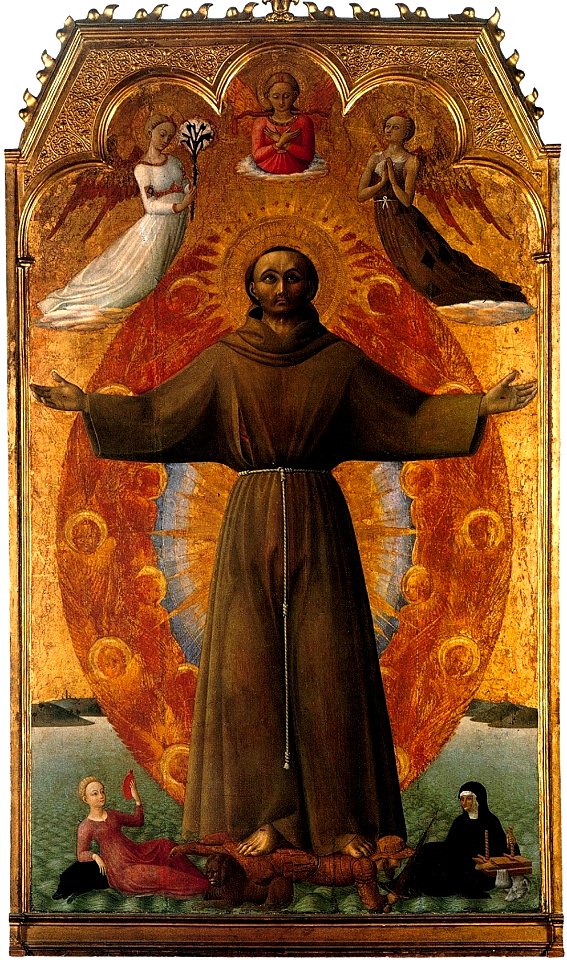 The Ecstasy of st Francis--Sassetta--Bernson collecton--Settignano