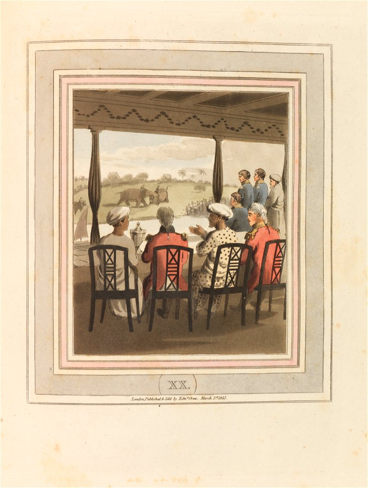 The European in India illustration
