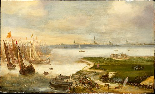 The failed attempt at Antwerp by Maurice of Orange - De mislukte aanslag op Antwerpen door prins Maurits, 17 mei 1605 (1699)